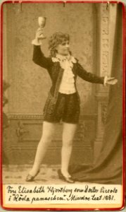 Elisabeth Hjortberg, rollporträtt - SMV - H4 075