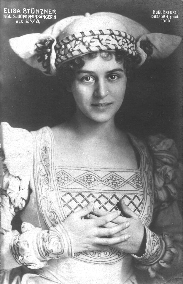 Elisa Stünzner als Eva, c. 1915. Foto von Hugo Erfurth