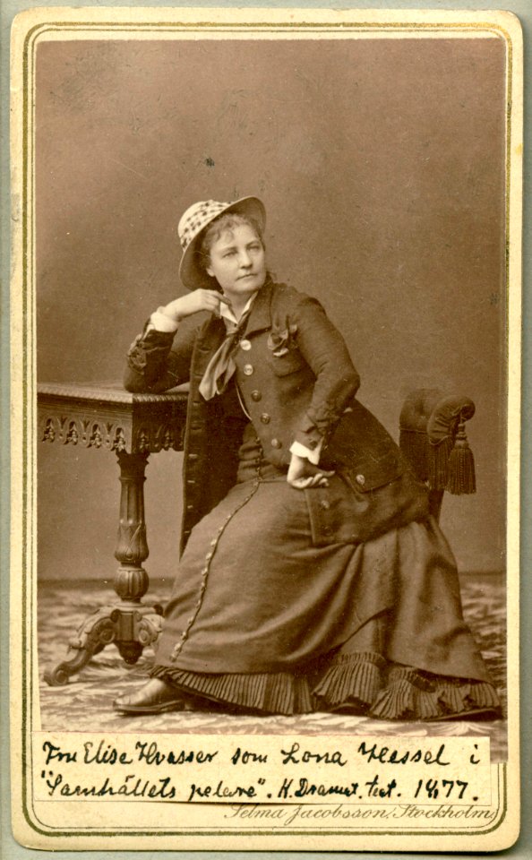 Elise Hwasser, rollporträtt - SMV - H4 141