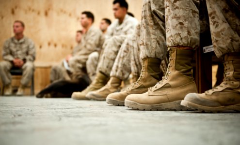 Elite dog handler honored at Camp Leatherneck 111008-N-TH989-188