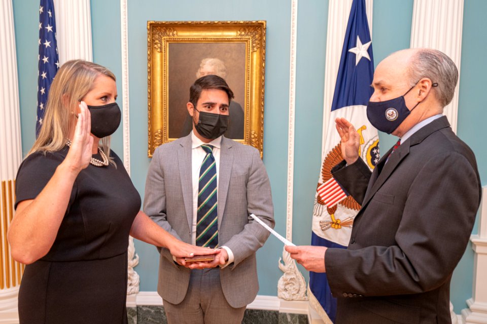 Elizabeth M. Allen is Sworn in as Assistant Secretary of State for Global Public Affairs