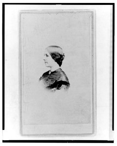 Elizabeth Powell Bond, head-and-shoulders portrait, facing left LCCN2004679879