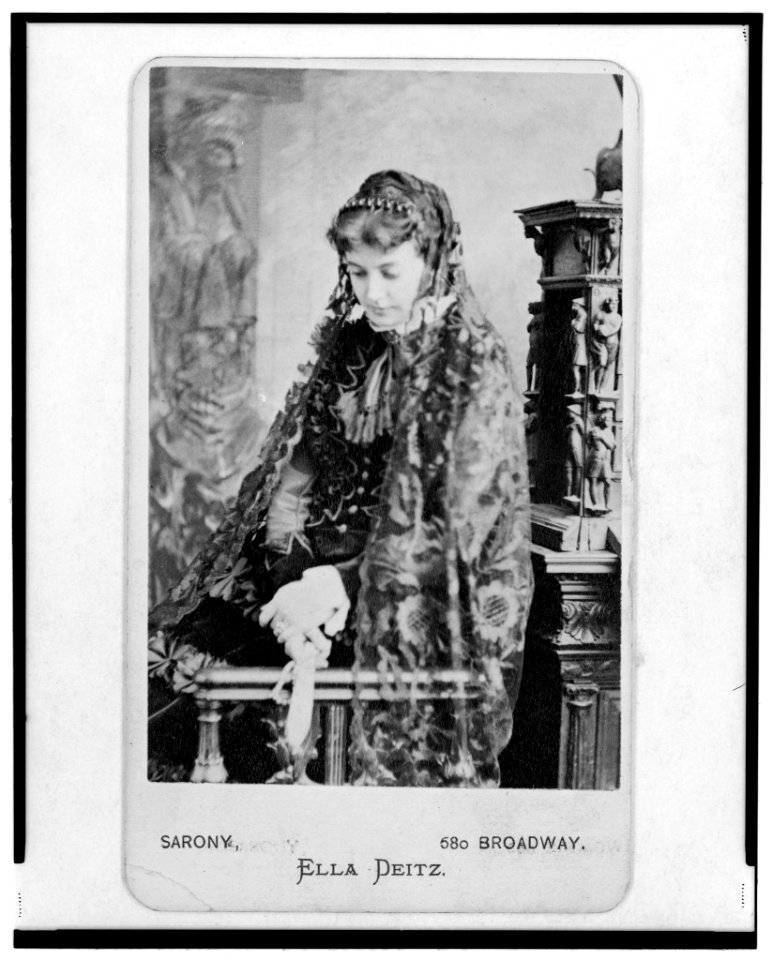 Ella Dietz - Sarony, 580 Broadway. LCCN2004682549