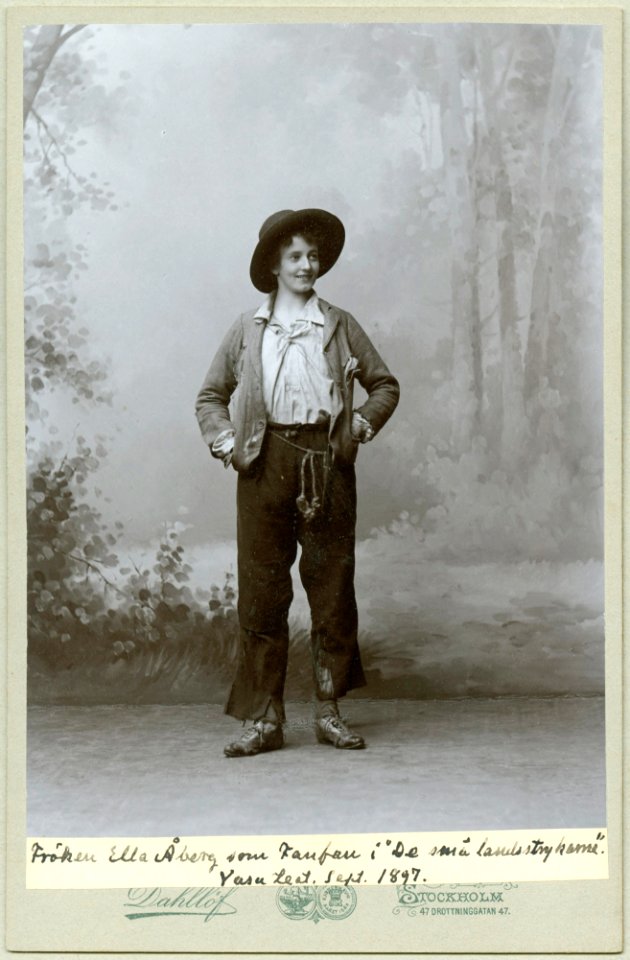 Ella Åberg, rollporträtt - SMV - H9 086