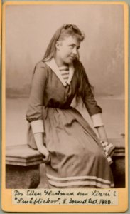 Ellen Hartman, rollporträtt - SMV - H3 189