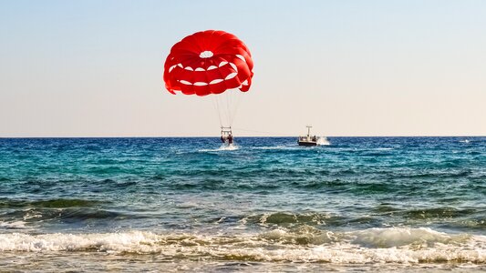 Paragliding summer sport