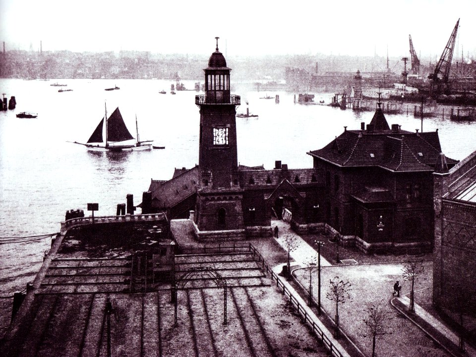 Ellerholzhafen Hamburg um 1900