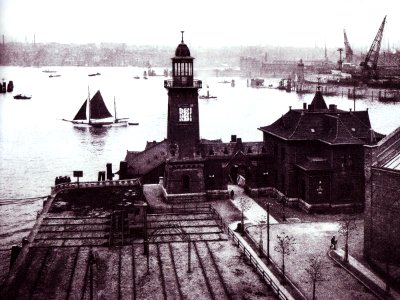 Ellerholzhafen Hamburg um 1900