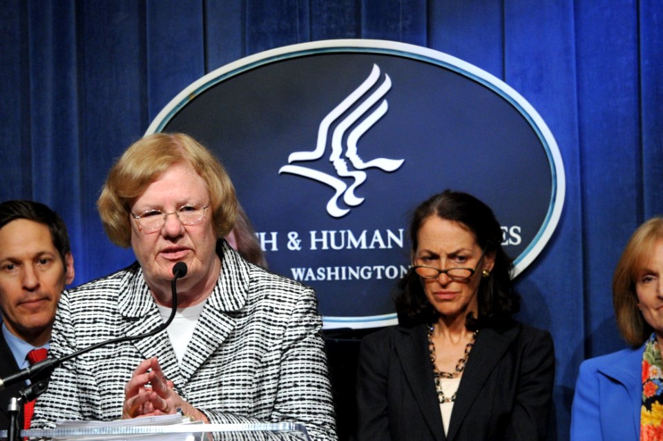 Ellen Murray, Assistant Secretary for Financial Resources (ASFR), delievers remarks at the HHS 2014 Budget Press Conference, April 10, 2013