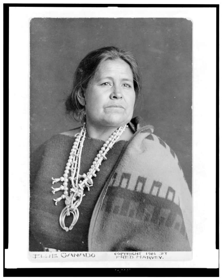 Ellie Ganado, head-and-shoulders portrait, facing slightly right LCCN95510225