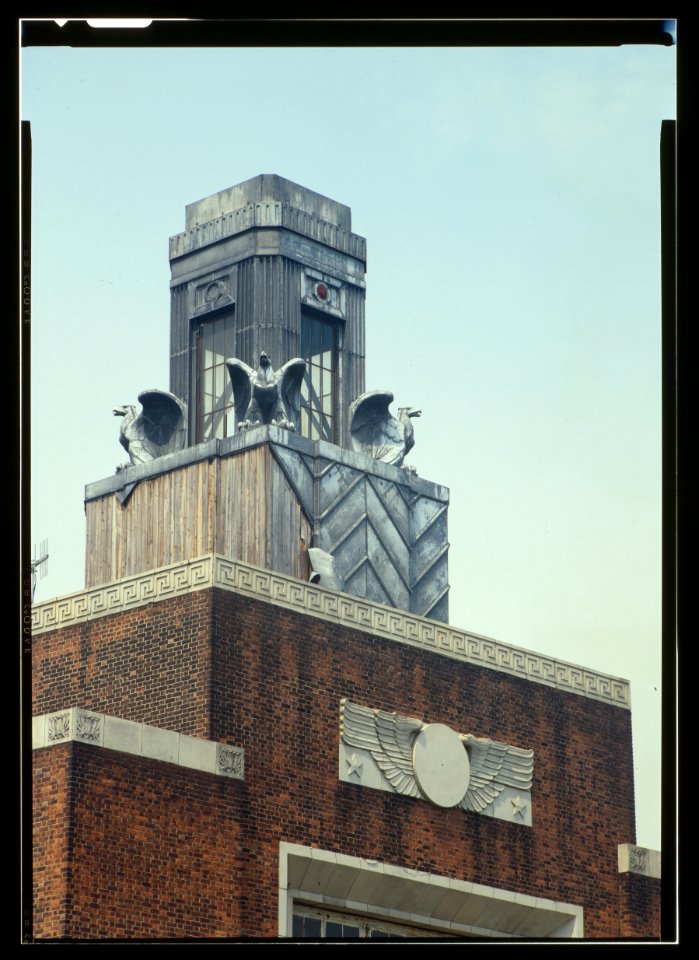 Ellis Island Ferry Building, New York Harbor, Detail of tower