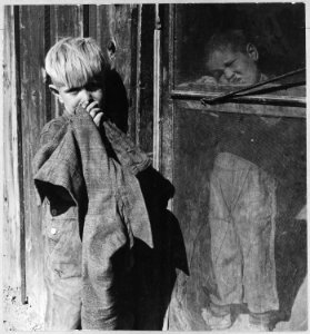 Eloy District, Pinal County, Arizona. Children in cotton picker's camp. Negative 41820 shows camp in . . . - NARA - 522017