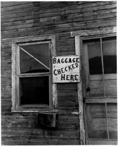 Eloy, Pinal County, Arizona. For the possessions of migratory cotton pickers. - NARA - 522051 photo