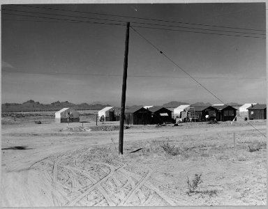 Eloy, Pinal County, Arizona. Part of large grower's camp for cotton pickers in the Eloy District. - NARA - 522227
