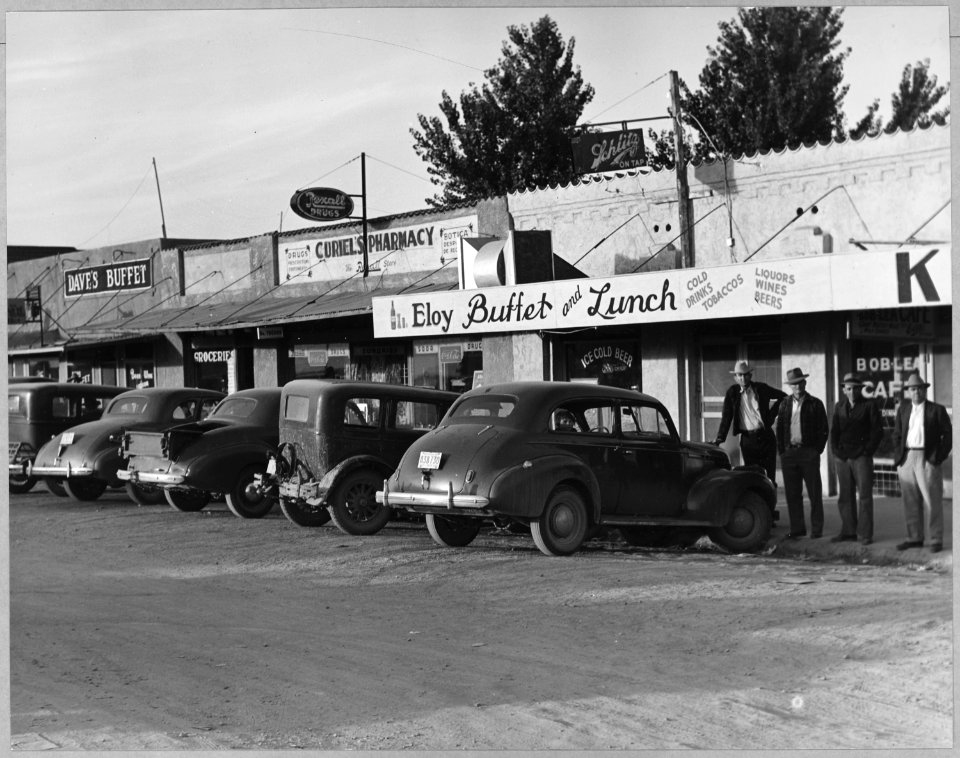Eloy, Pinal County, Arizona. Part of main street of a typical Western town. - NARA - 522277