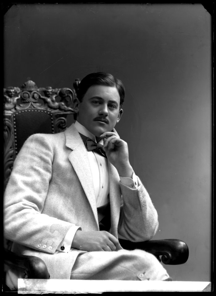 Elvin Ottoson in Bykomtessen at Operett-teatern 1909 - SMV - GO029