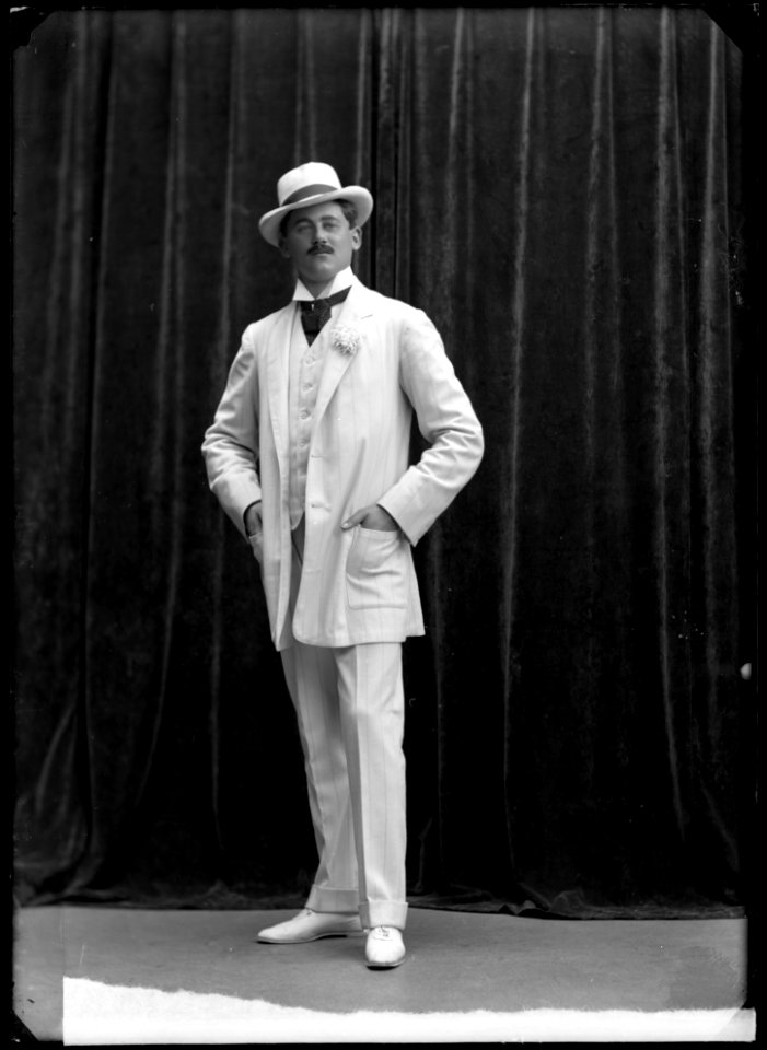 Elvin Ottoson in En smekmånad i Kina at Operett-teatern 1909 - SMV - NO032