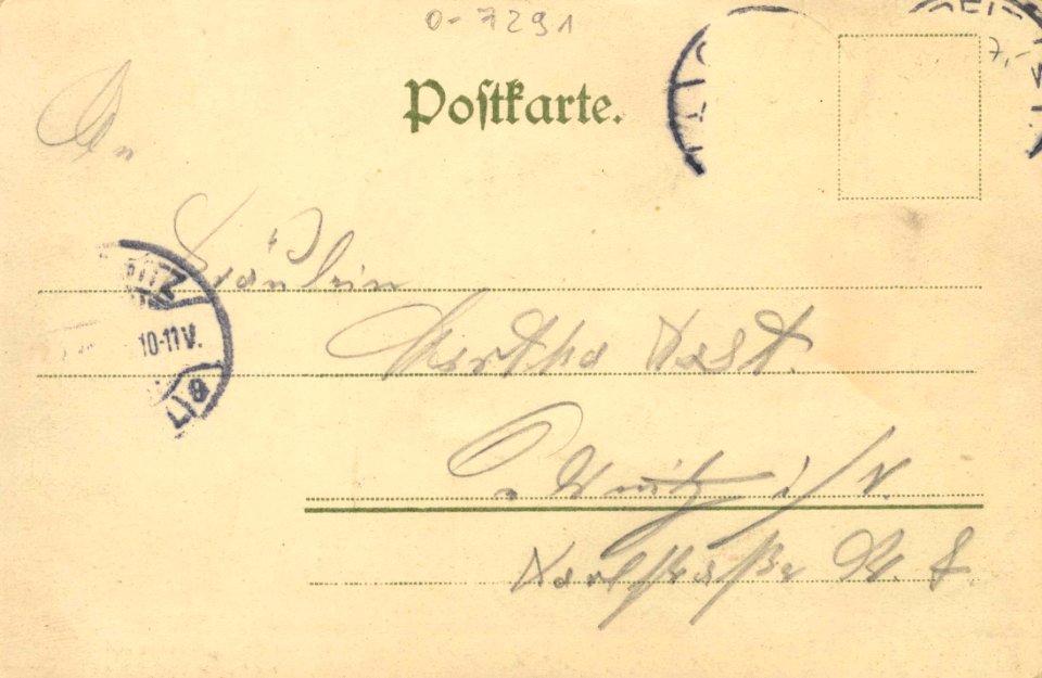 Elsterberg i. Vgtl., Sachsen - Ruine Lobdaburg (back) (Zeno Ansichtskarten)