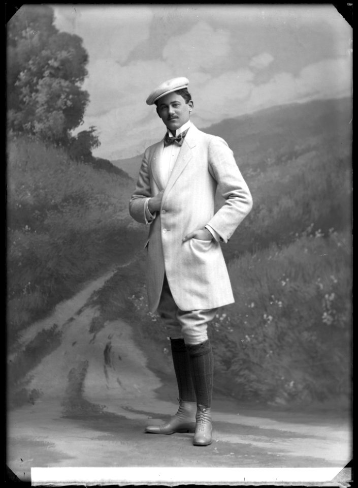 Elvin Ottoson in Bykomtessen at Operett-teatern 1909 - SMV - NO033
