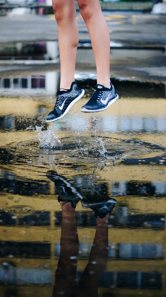 Nike water reflection
