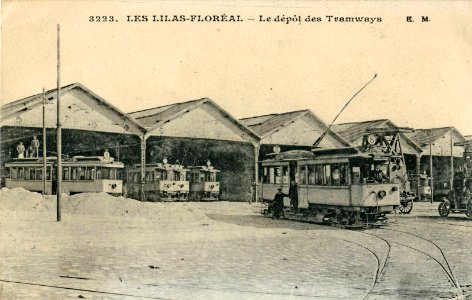 EM 3223 - LES LILAS-FLOREAL - Le dépot des Tramways
