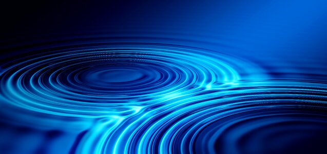Wave circle water