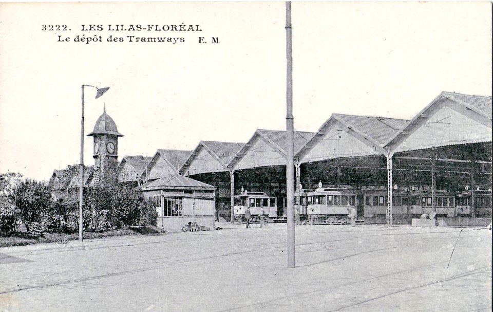 EM 3222 - Les Lilas Floréal - Le dépot des Tramways