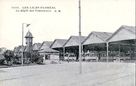 EM 3222 - Les Lilas Floréal - Le dépot des Tramways