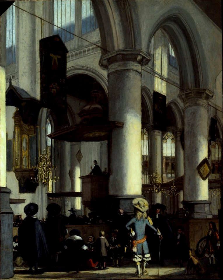 Emanuel de Witte - Interior of the Oude Kerk, Delft - 1941.1038 - Art Institute of Chicago