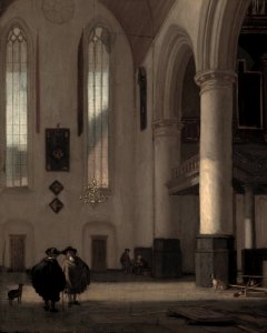 Emanuel de Witte - Interior of a Protestant Church - 89.54 - Detroit Institute of Arts photo