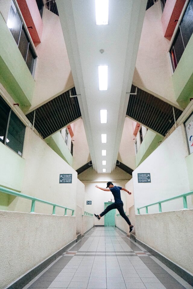 People guy jumping