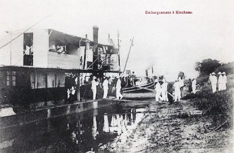 Embarquement à Kinchassa