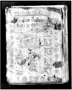 Embossed leather binding on 12th century manuscript LCCN2006681054