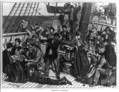 Emigrants on shipboard LCCN2006684325