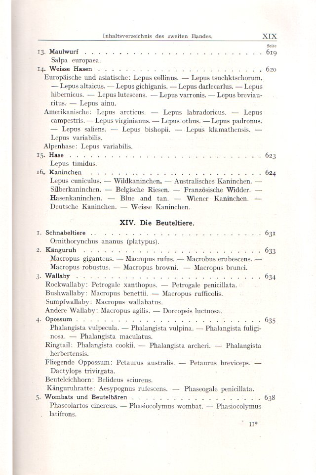 Emil Brass, Im Reiche der Pelze, Seite XIX