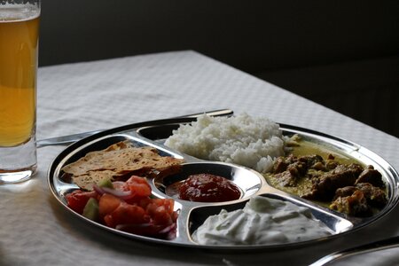 Dinner tasty plate