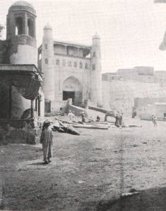Emil Brass, Im Reiche der Pelze, Seite 261, Bilder aus Buchara, Burg des Emir von Buchara, des größten Persianerzüchters der Welt