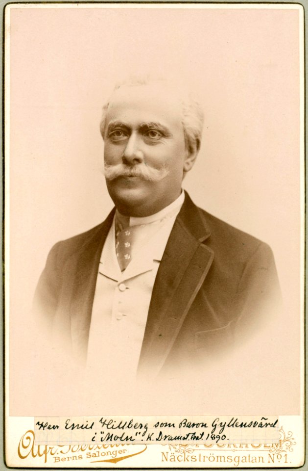 Emil Hillberg, rollporträtt - SMV - H4 057