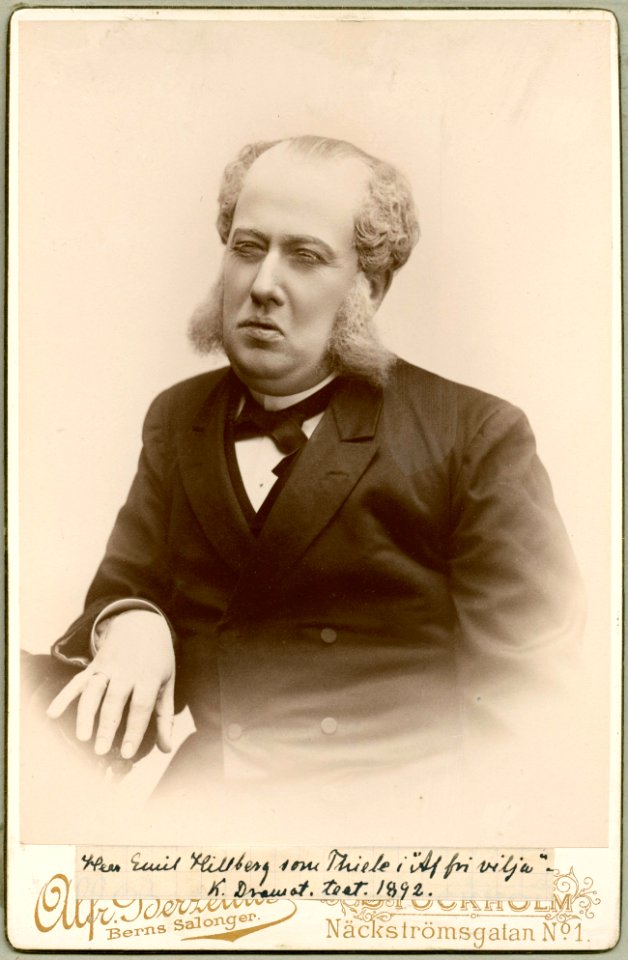 Emil Hillberg, rollporträtt - SMV - H4 055