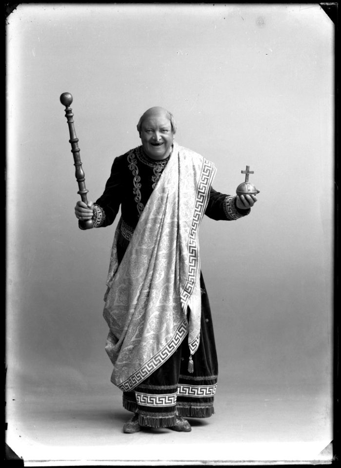 Emil Strömberg in Sköna Helena at Oscarsteatern 1909 - SMV - GS094