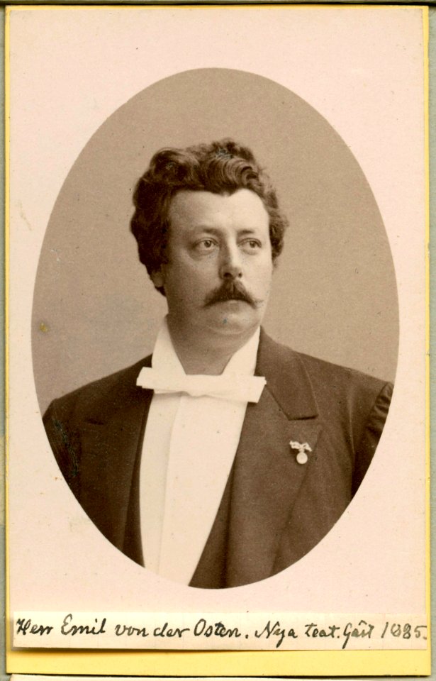 Emil van der Osten, porträtt - SMV - H6 168