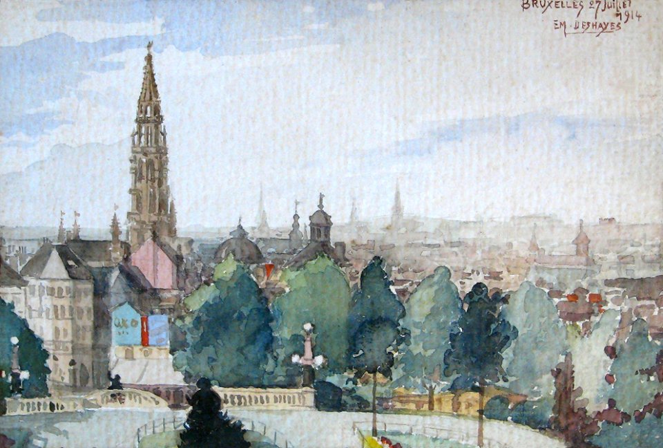 Emile Deshayes Le Mont des Arts Bruxelles