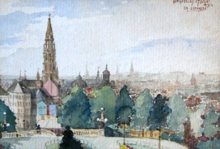 Emile Deshayes Le Mont des Arts Bruxelles