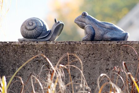 Stone figures garden decoration garden figurines photo