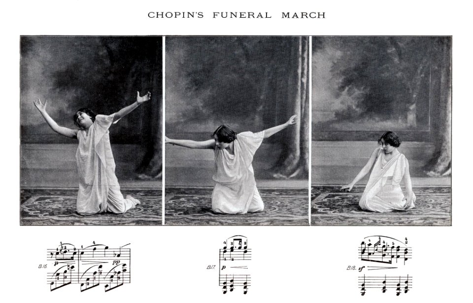 Emma Guipet née Archinard dite Magdeleine G - Chopin's Funeral March, 1904
