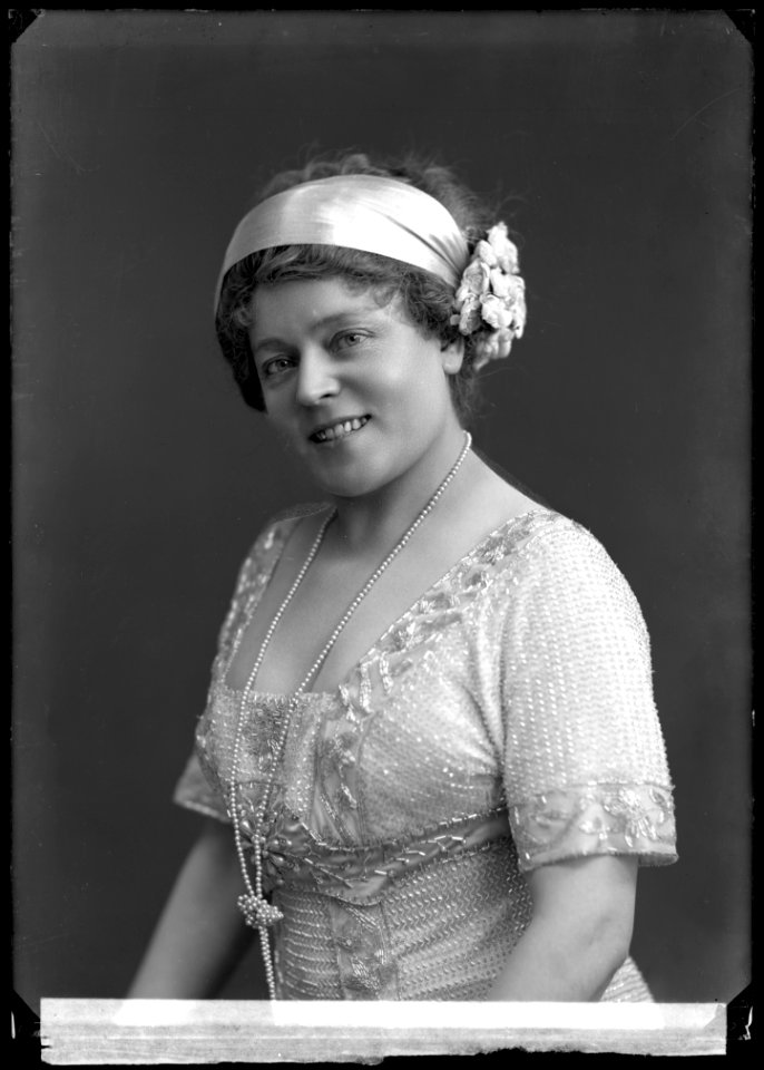 Emma Meissner in Greven av Luxemburg at Oscarsteatern 1910 - SMV - GM029