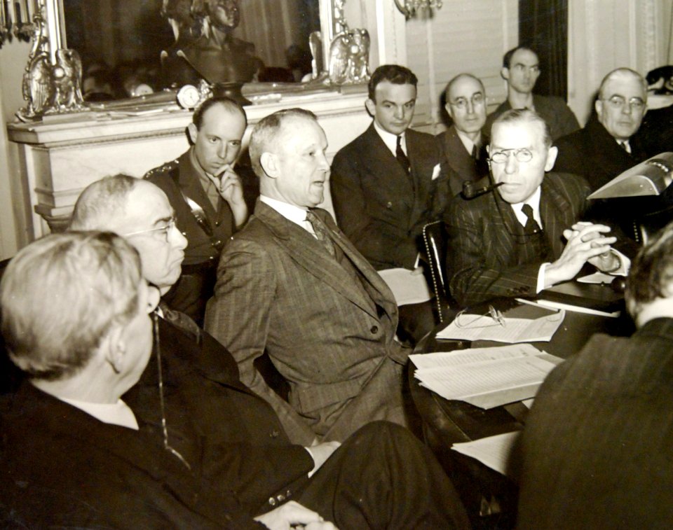 Emory S. Land at Lend-Lease Hearings, February 1943 (34372076230)