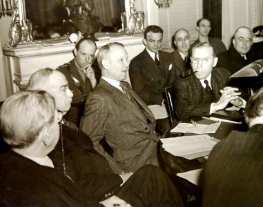 Emory S. Land at Lend-Lease Hearings, February 1943 (34372076230)