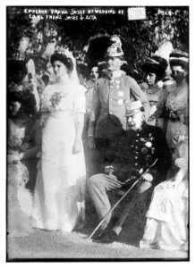 Emperor Franz Josef at wedding of Carl Franz Josef and Zita LCCN2014698706
