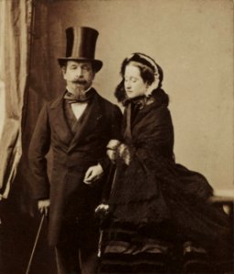 Emperor Napoléon III and his wife Empress Eugénie